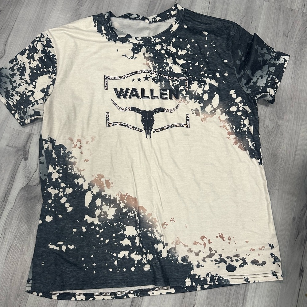 Morgan wallen tshirt bleached
